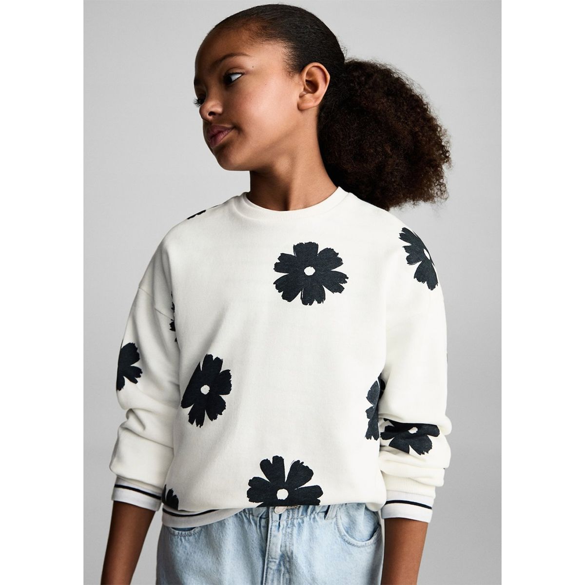 MANGO KIDS - Polera Niña Algodón Mango Kids