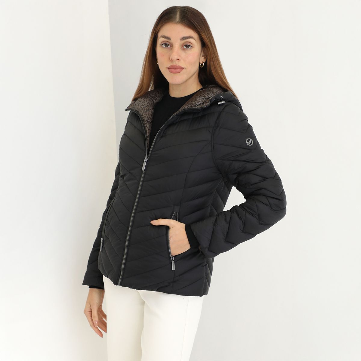 MICHAEL KORS - Casaca Impermeable Reversible Michael Kors