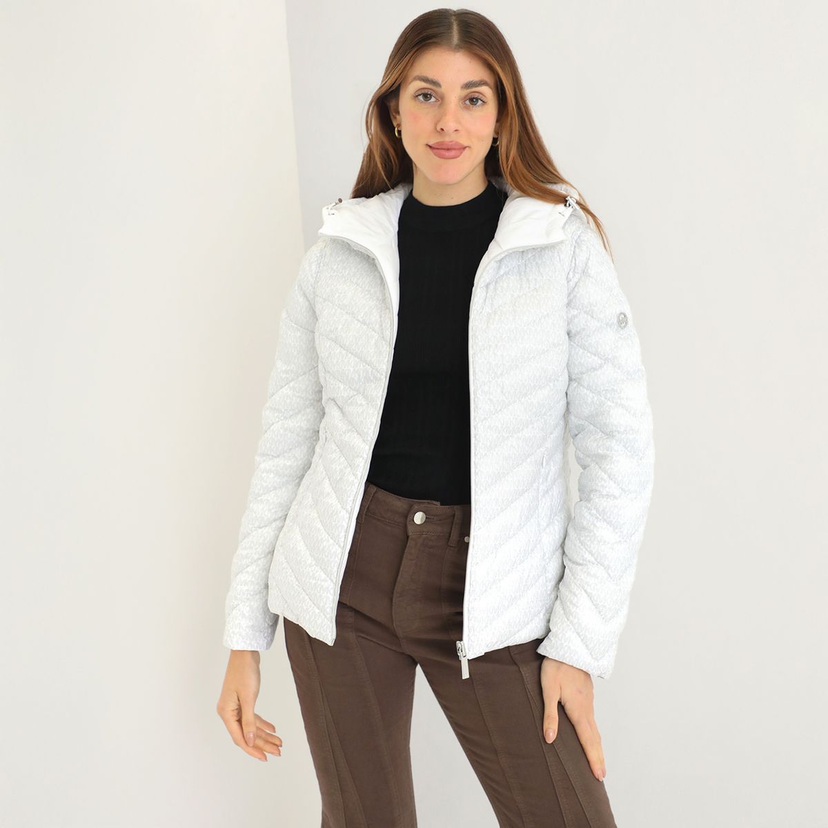 MICHAEL KORS - Casaca Impermeable Reversible Michael Kors