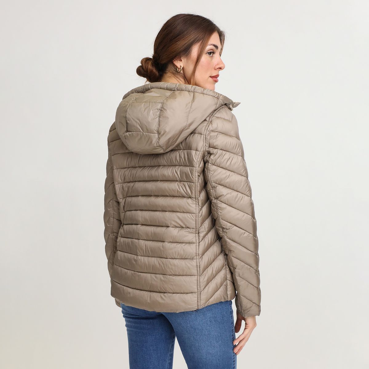 MICHAEL KORS - Casaca Impermeable Reversible Michael Kors