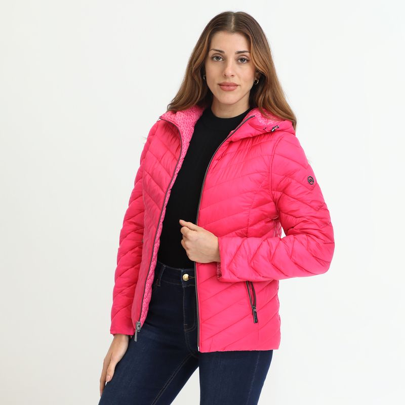 MICHAEL KORS - Casaca Impermeable Reversible Michael Kors