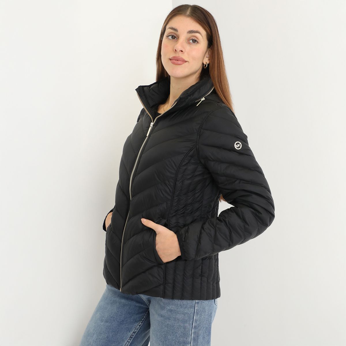 MICHAEL KORS - Casaca Corta Impermeable Michael Kors