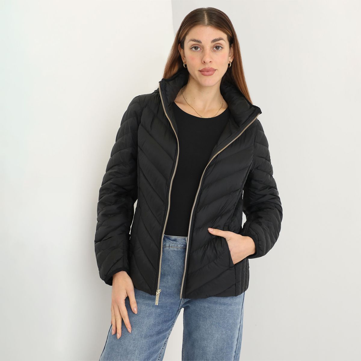 MICHAEL KORS - Casaca Corta Impermeable Michael Kors