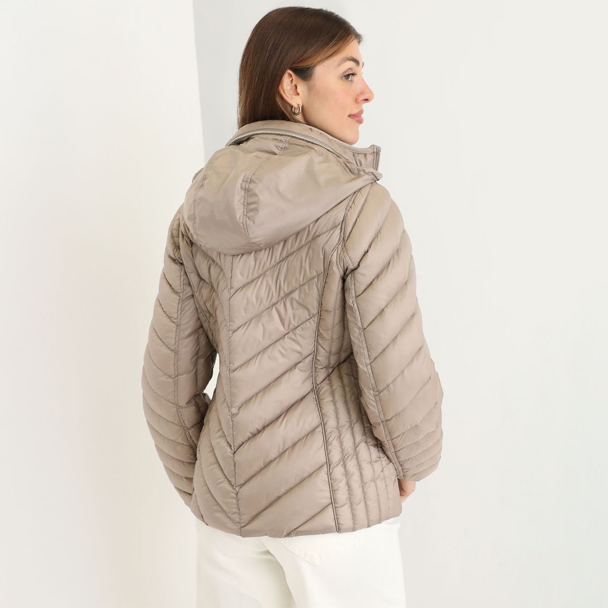 MICHAEL KORS - Casaca Corta Impermeable Michael Kors