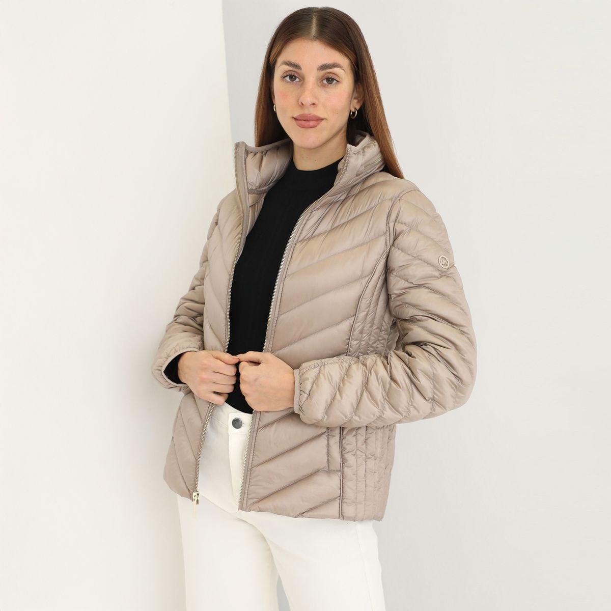 MICHAEL KORS - Casaca Corta Impermeable Michael Kors