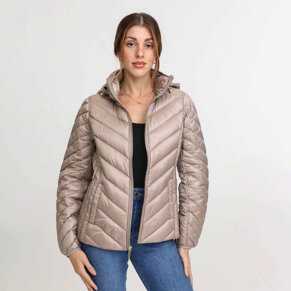 MICHAEL KORS - Casaca Corta Impermeable Michael Kors