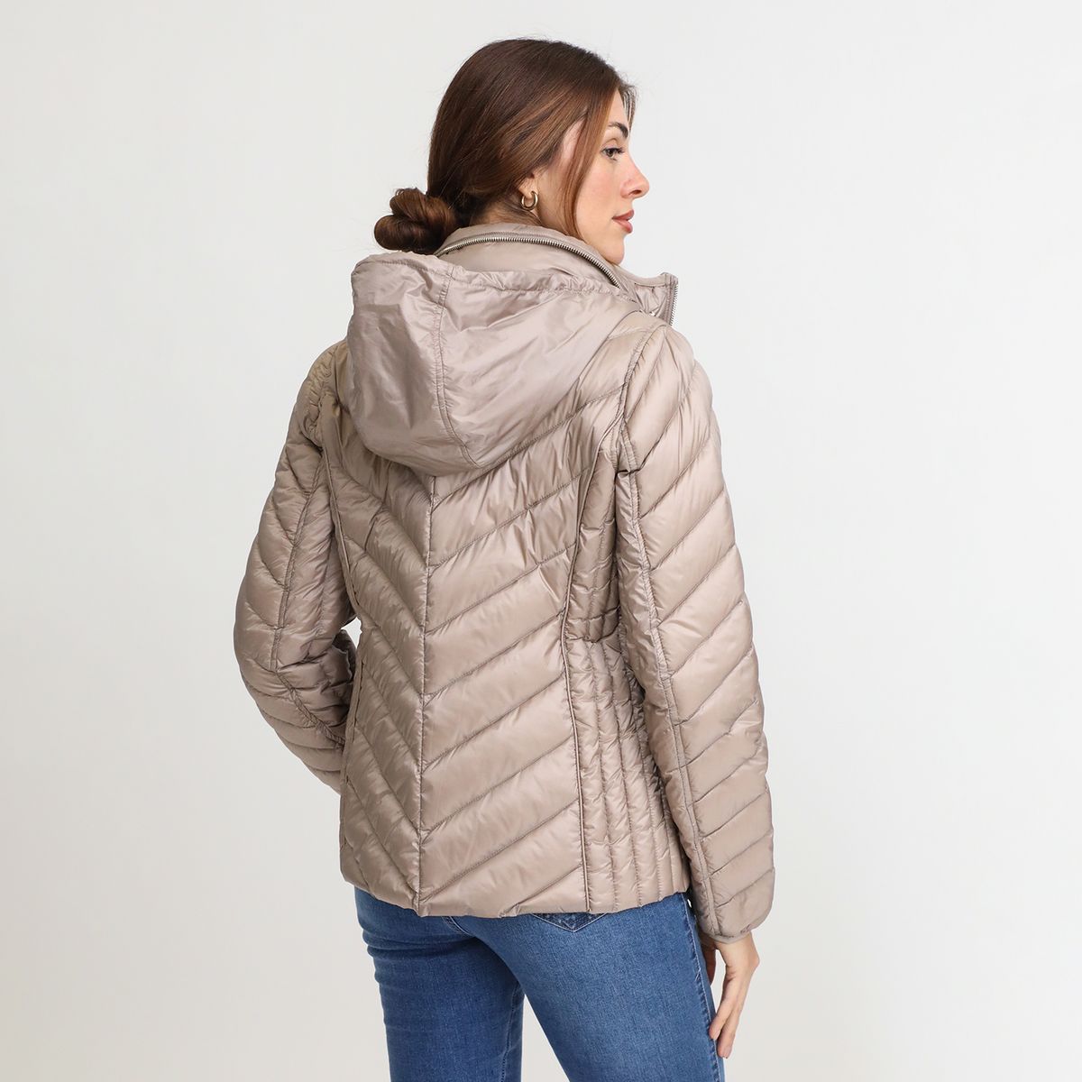 MICHAEL KORS - Casaca Corta Impermeable Michael Kors