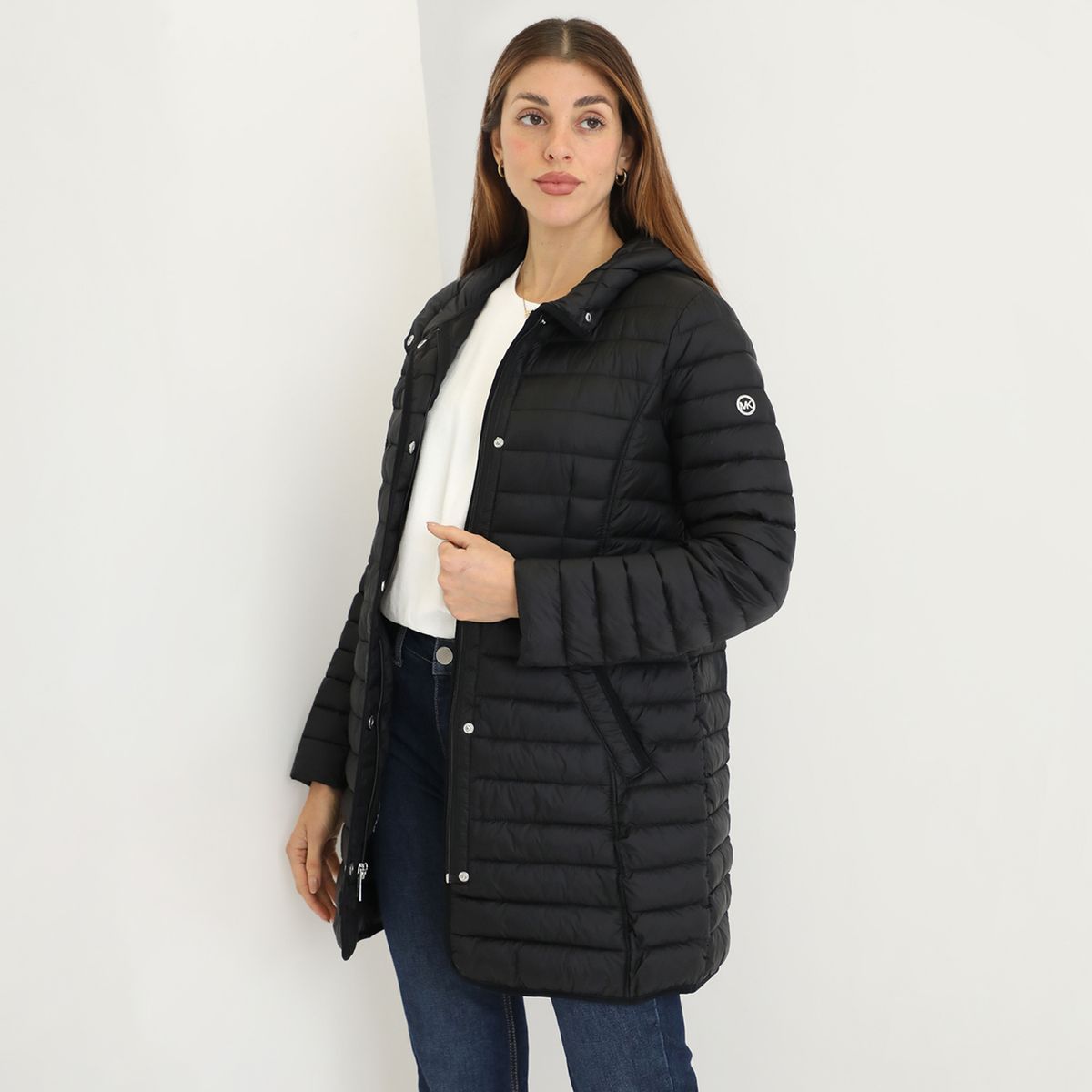 MICHAEL KORS - Casaca Larga Impermeable Michael Kors