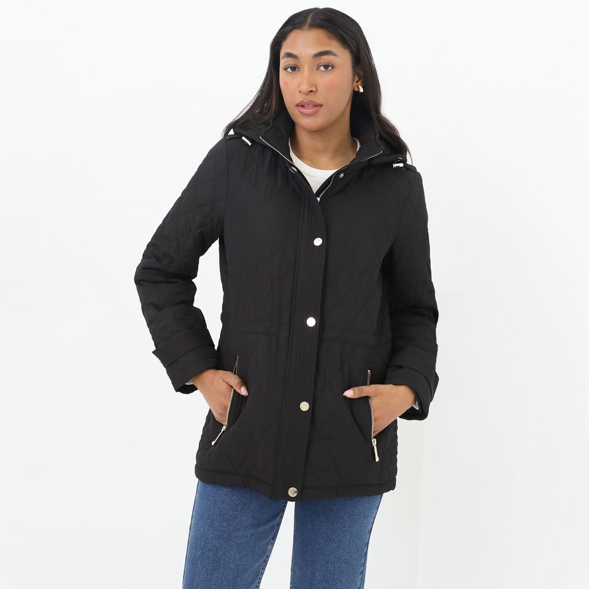 MICHAEL KORS - Casaca Casual Con Hoodie Michael Kors