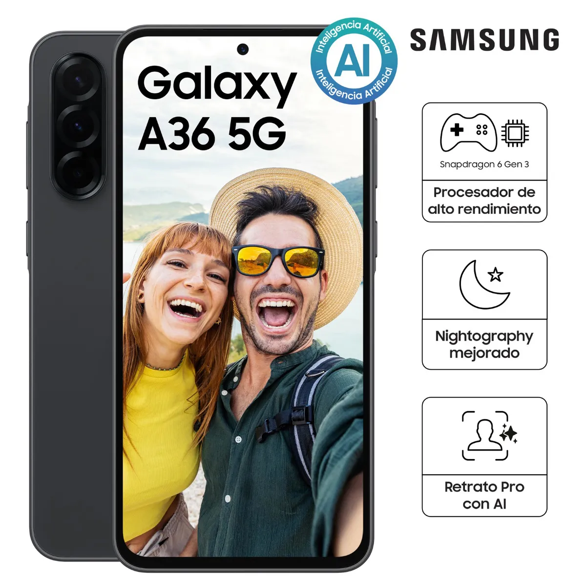 SAMSUNG - Galaxy A36 5g 128gb Light Violet
