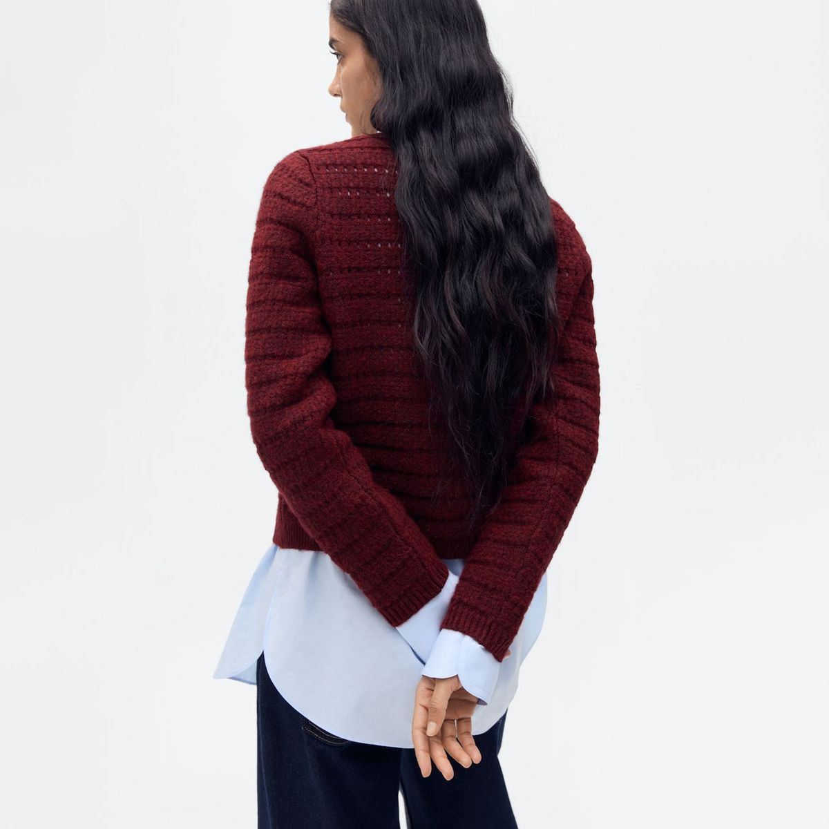 MANGO - Cardigan Casual Mujer Mango