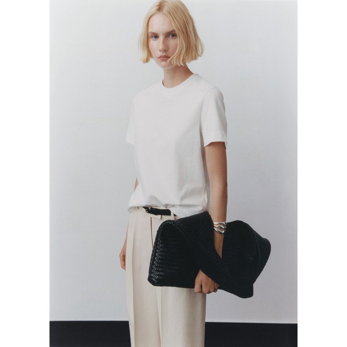 MANGO - Polo Manga Corta 100% Algodón Mujer Mango