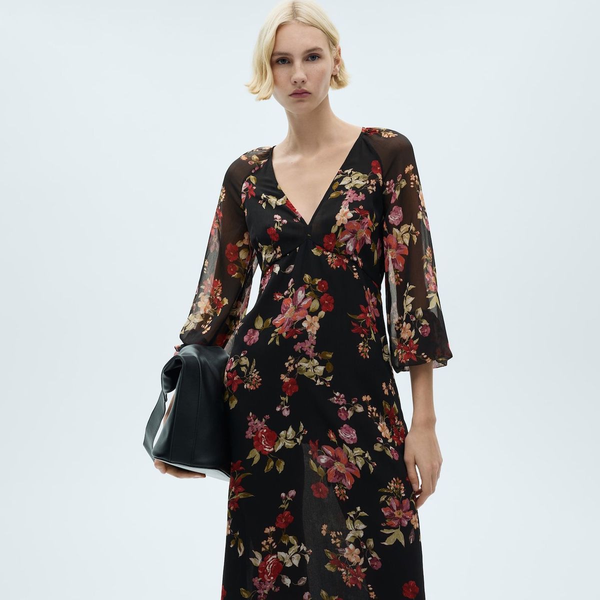 MANGO - Vestido Largo Casual Mujer Mango