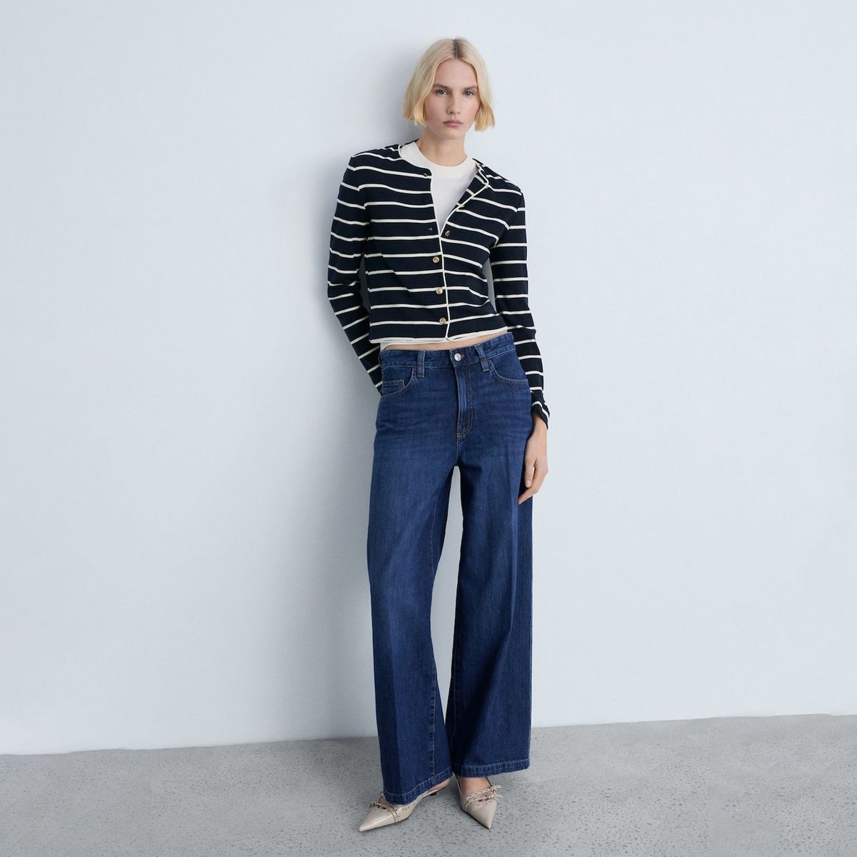 MANGO - Cárdigan 100% Algodón Mujer Mango