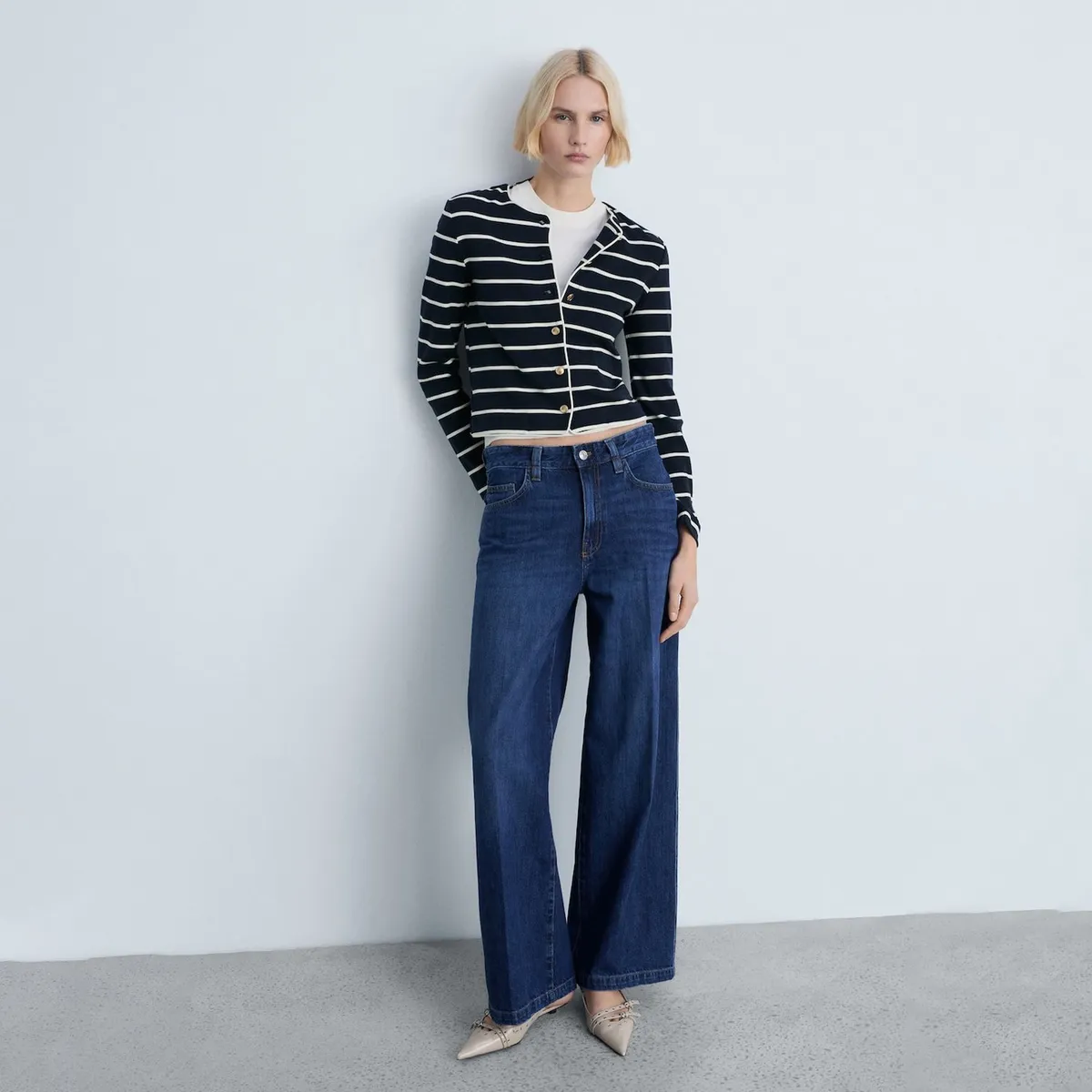 MANGO - Cárdigan 100% Algodón Mujer Mango