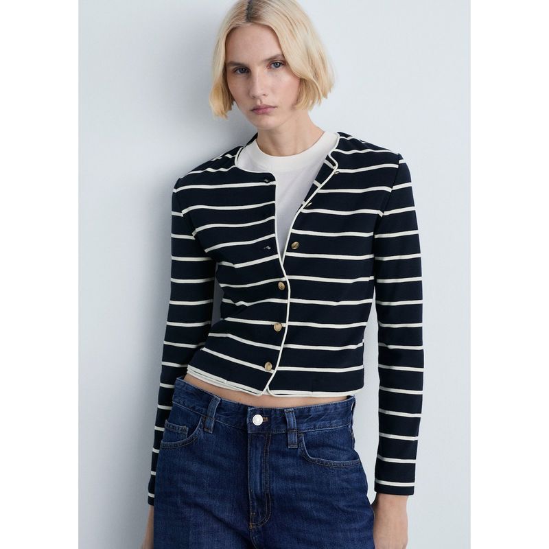 MANGO - Cárdigan 100% Algodón Mujer Mango