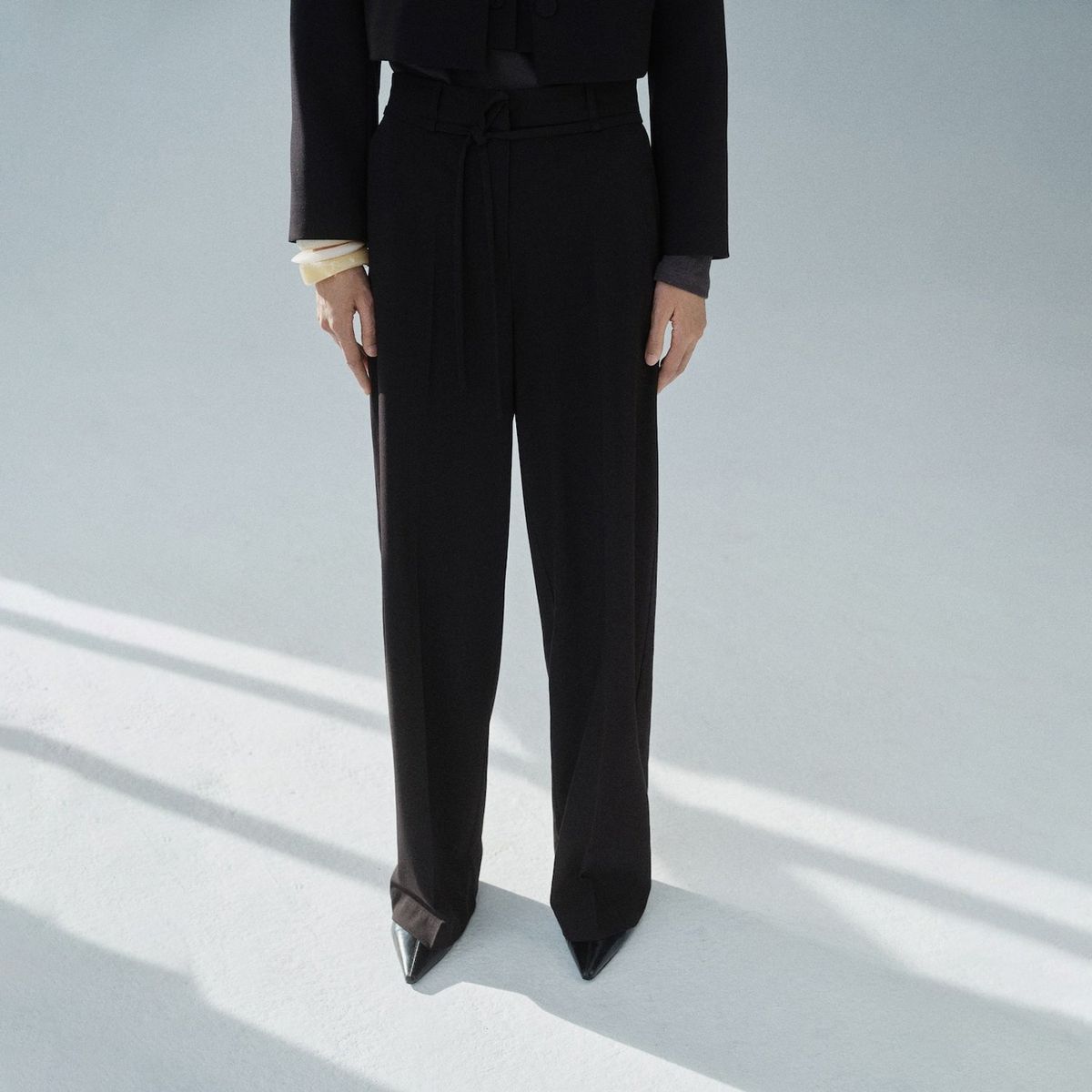 MANGO - Pantalón Straight Casual Mujer Mango