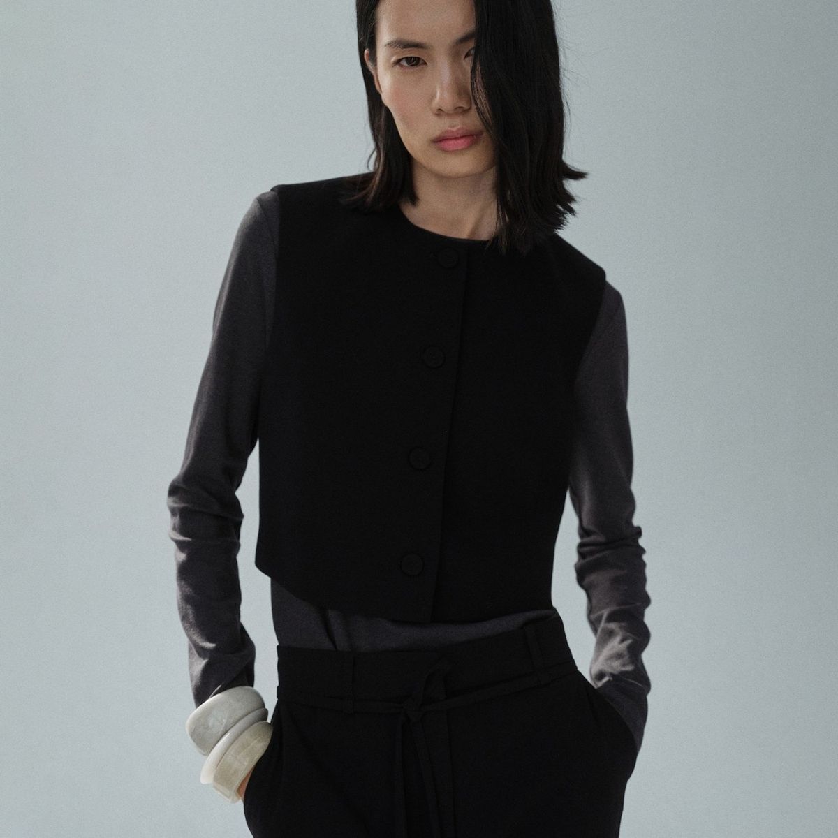 MANGO - Chaleco Casual Mujer Mango