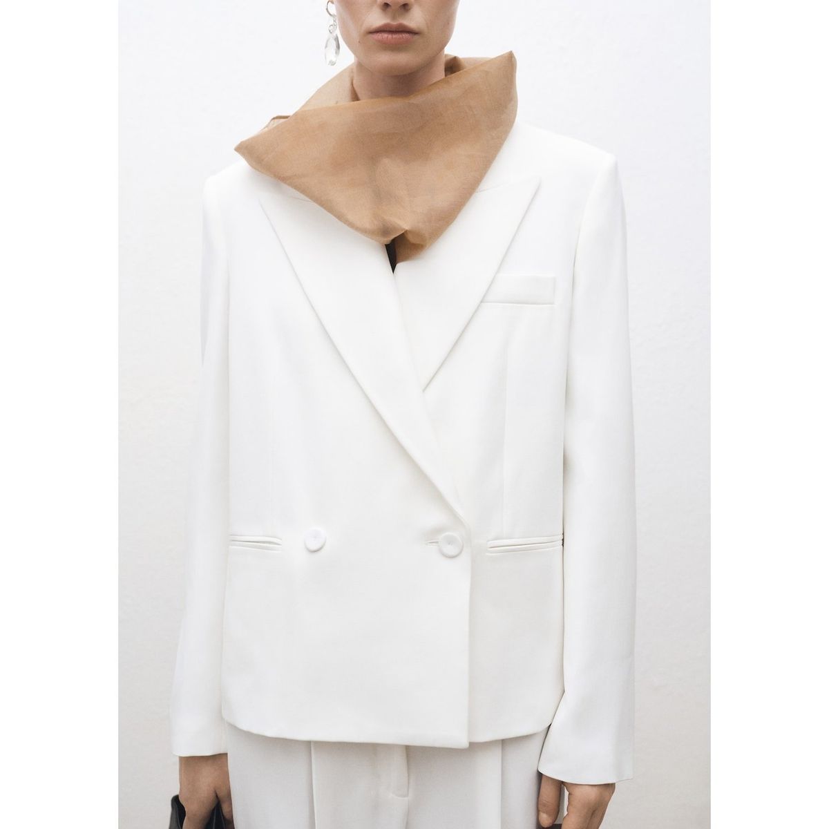 MANGO - Blazer Casual Mujer Mango