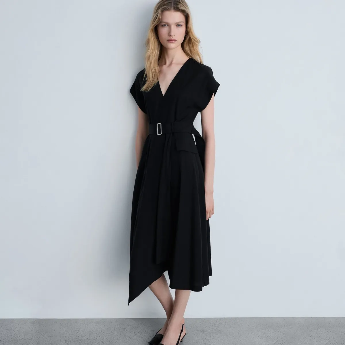 MANGO - Vestido Largo Casual Mujer Mango