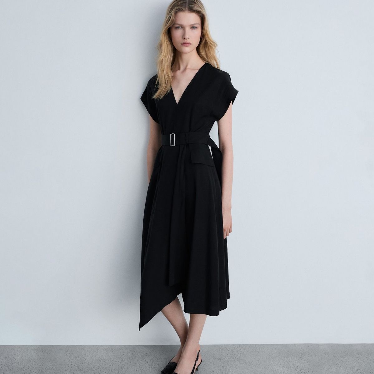 MANGO - Vestido Largo Casual Mujer Mango