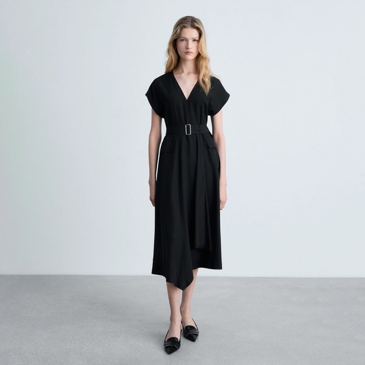 MANGO - Vestido Largo Casual Mujer Mango