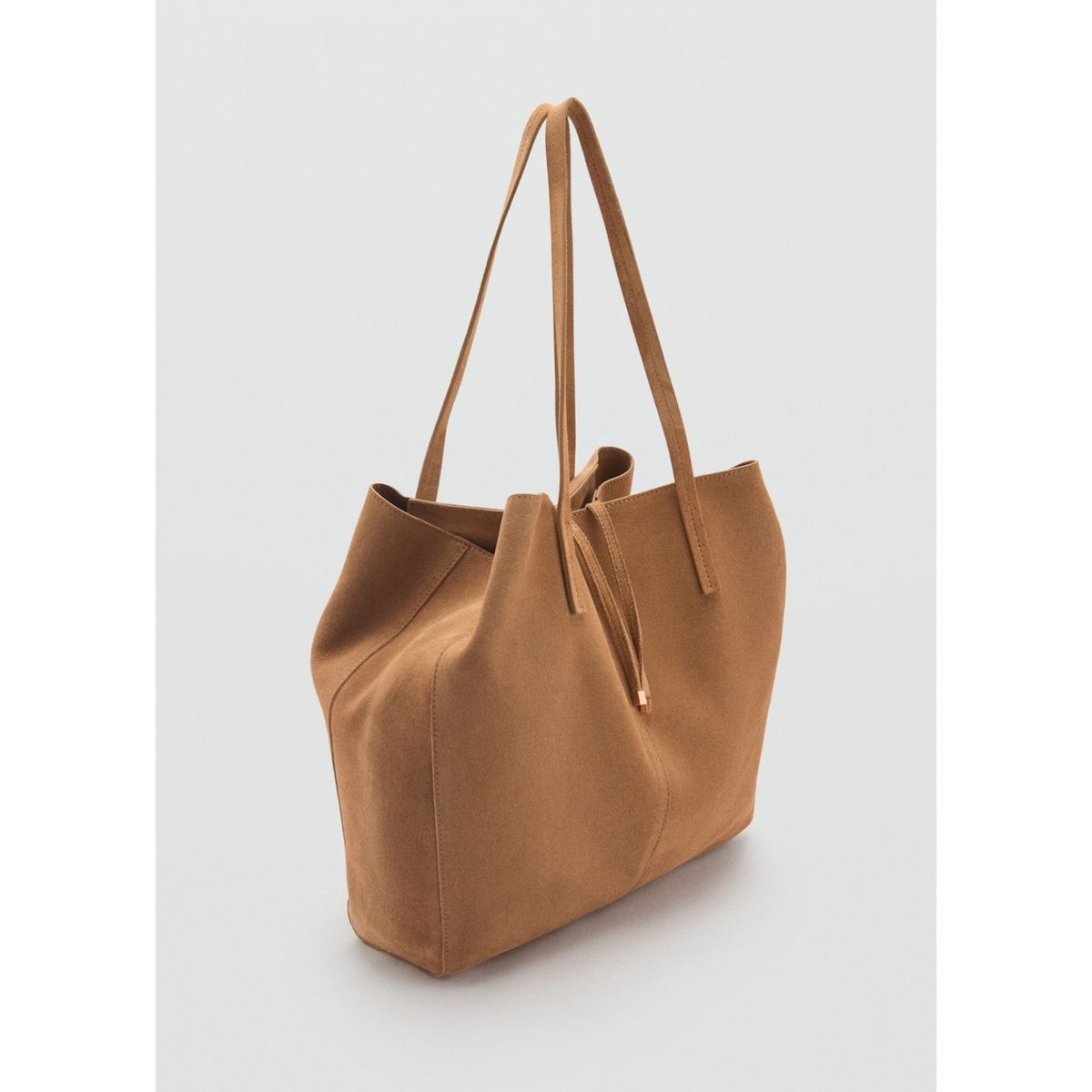 MANGO - Cartera Bassi 100% Cuero Mujer Mango