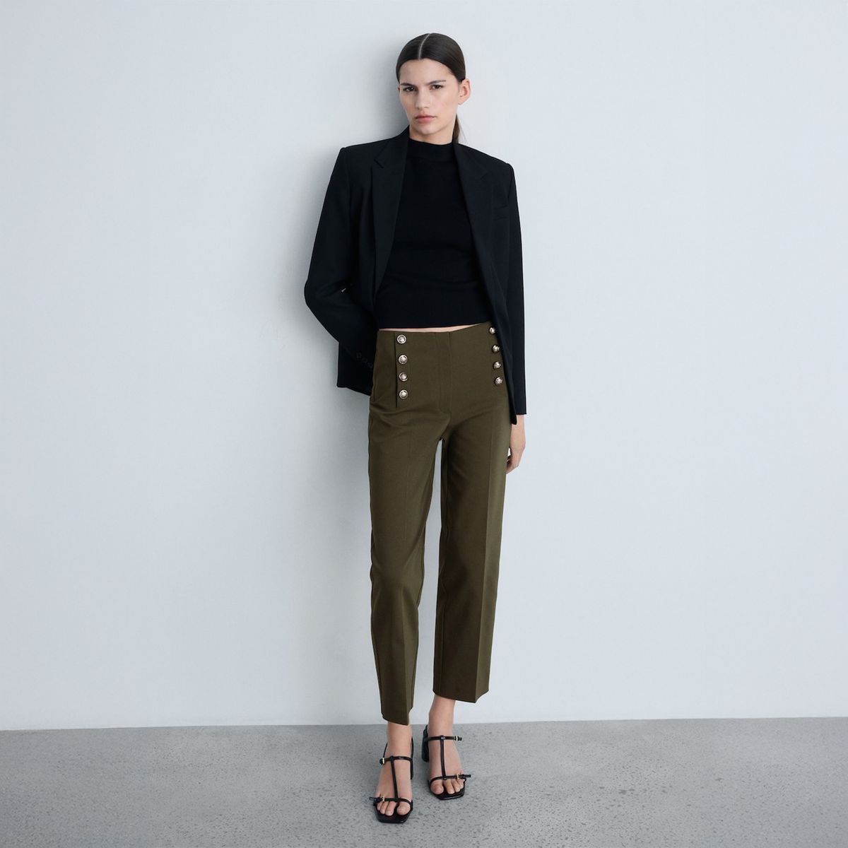 MANGO - Pantalón Straight Mujer Mango.