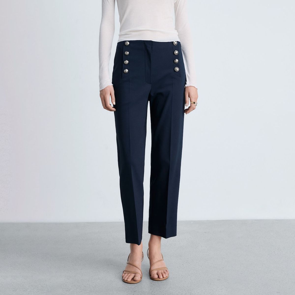 MANGO - Pantalón Straight Mujer Mango.