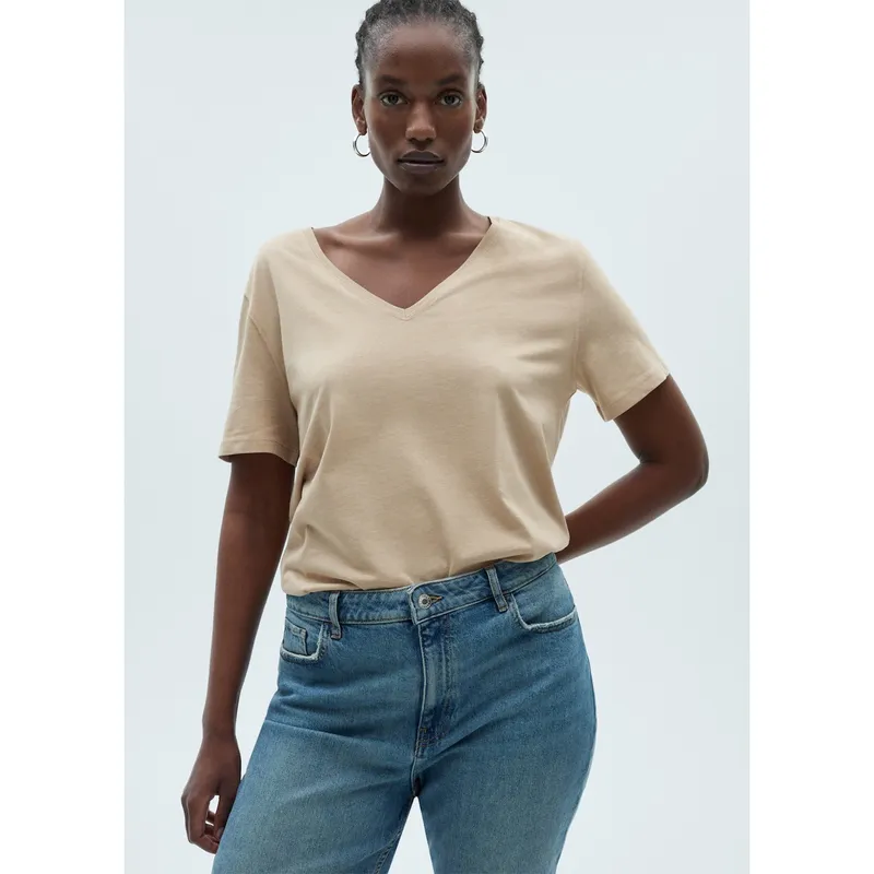 MANGO - Polo 100% Algodón Mujer Mango