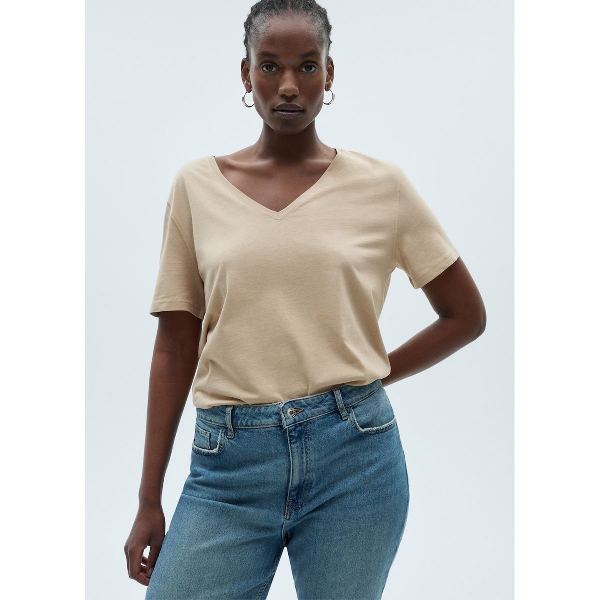 MANGO - Polo 100% Algodón Mujer Mango