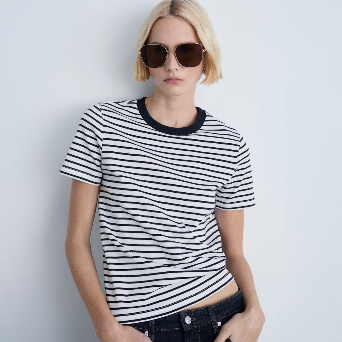 MANGO - Polo 100% Algodón Mujer Mango