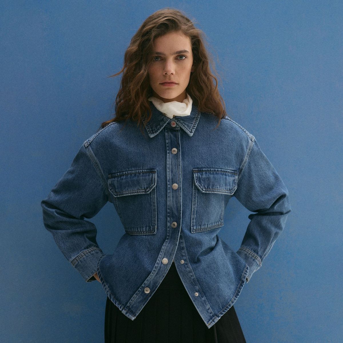 MANGO - Sobrecamisa Casual Mujer Mango