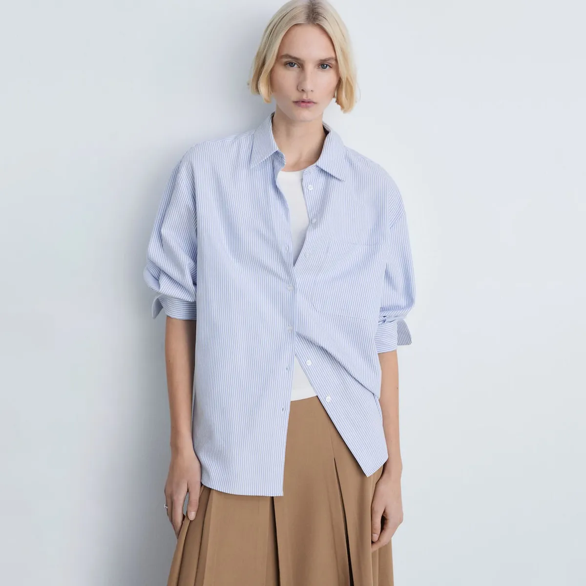 MANGO - Blusa Casual Mujer Mango