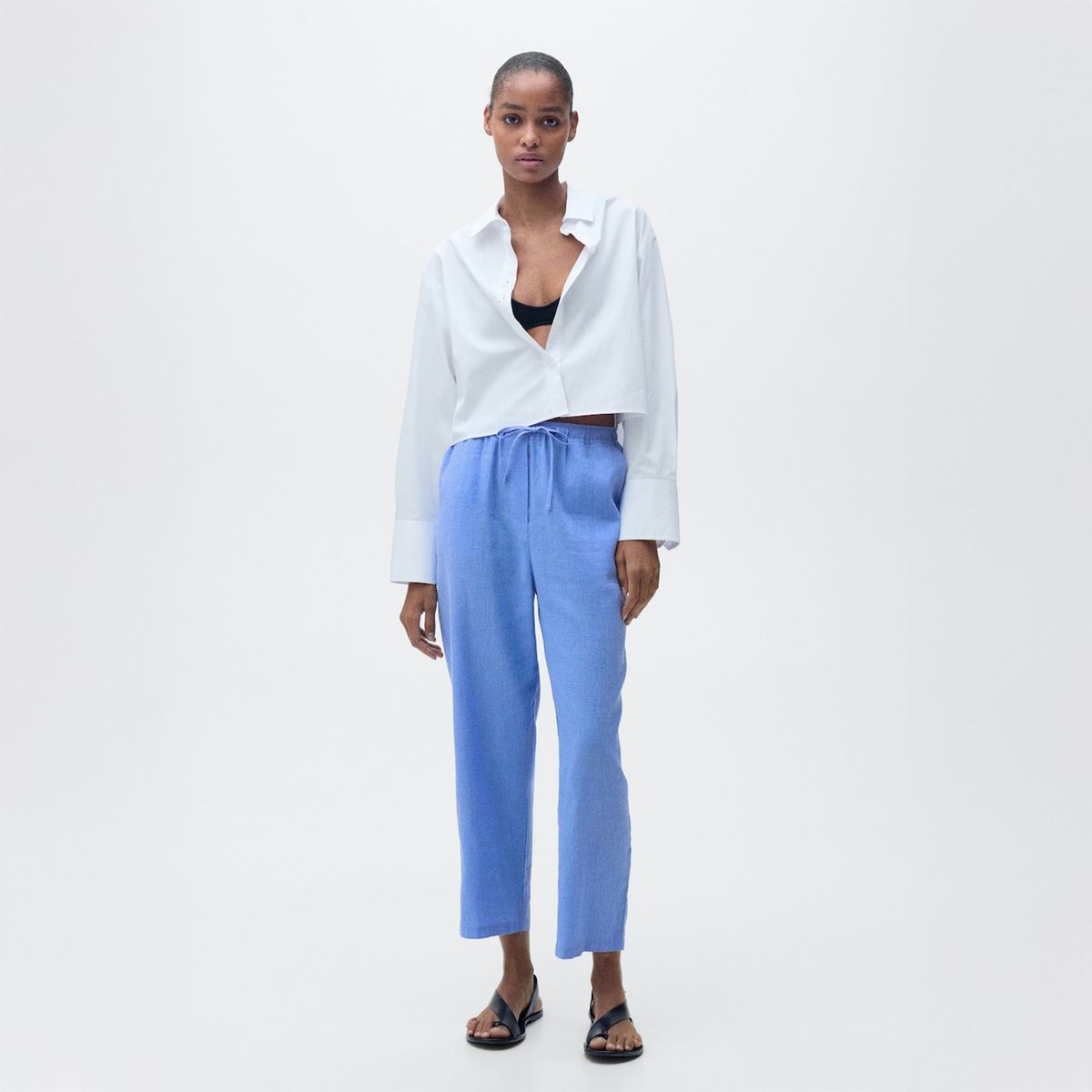 MANGO - Pantalón Straight Mujer Mango