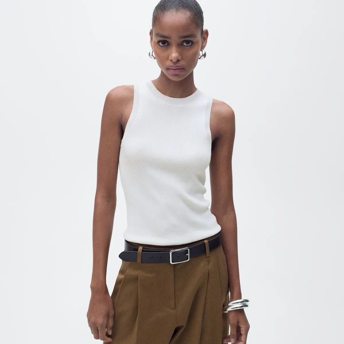 MANGO - Top Casual Mujer Mango