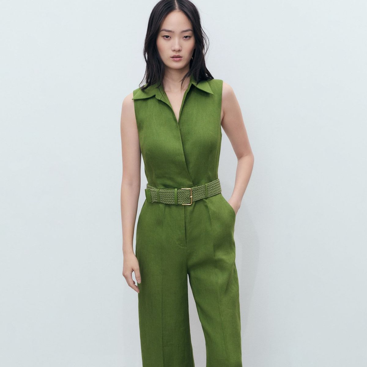 MANGO - Enterizo Casual Mujer Mango