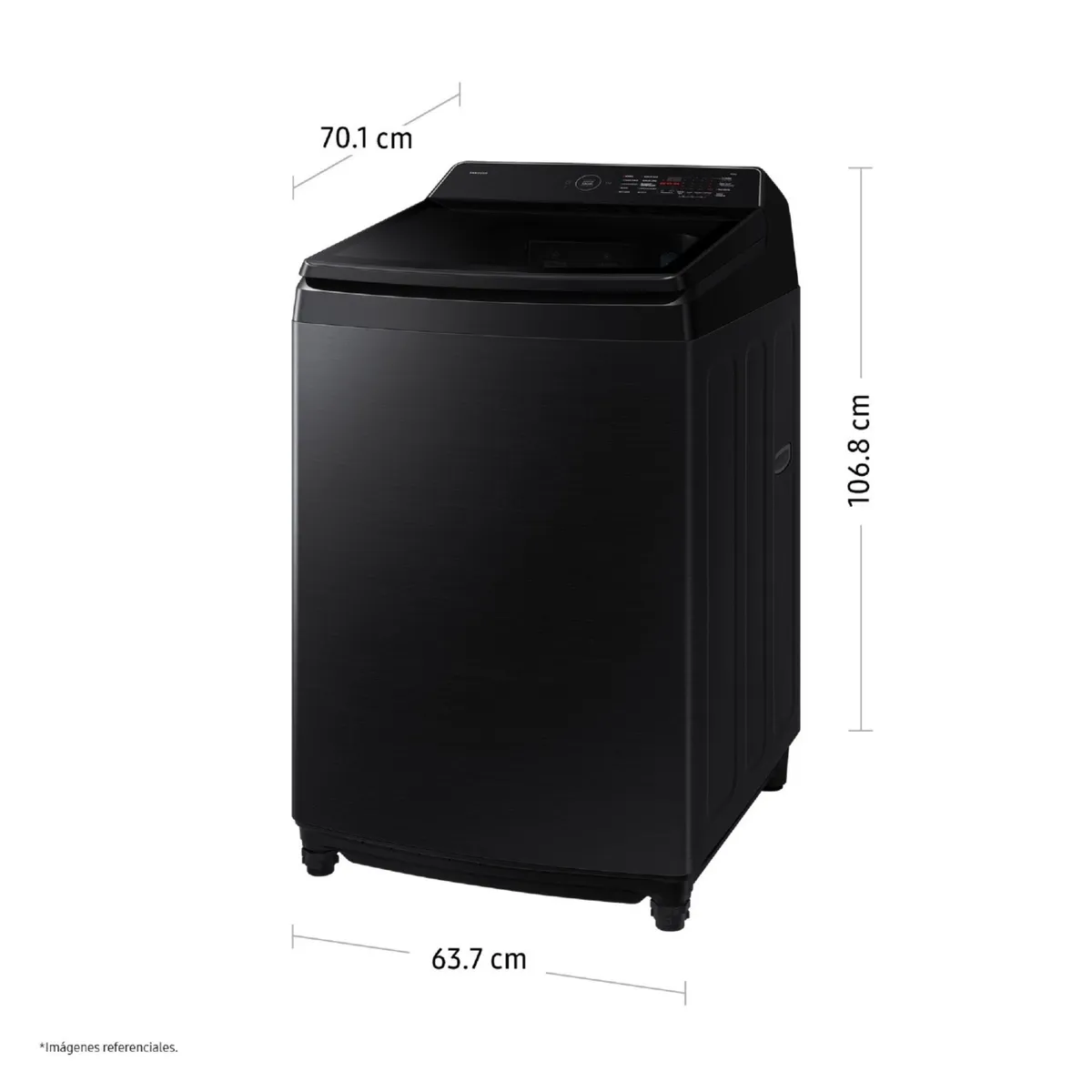 SAMSUNG - Lavadora AI Wash Ecobubble 17KG WA80F17S8BPE
