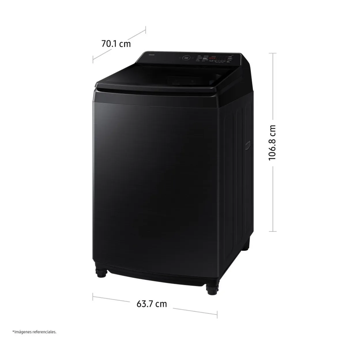 SAMSUNG - Lavadora AI Wash Ecobubble 17KG WA80F17S8BPE