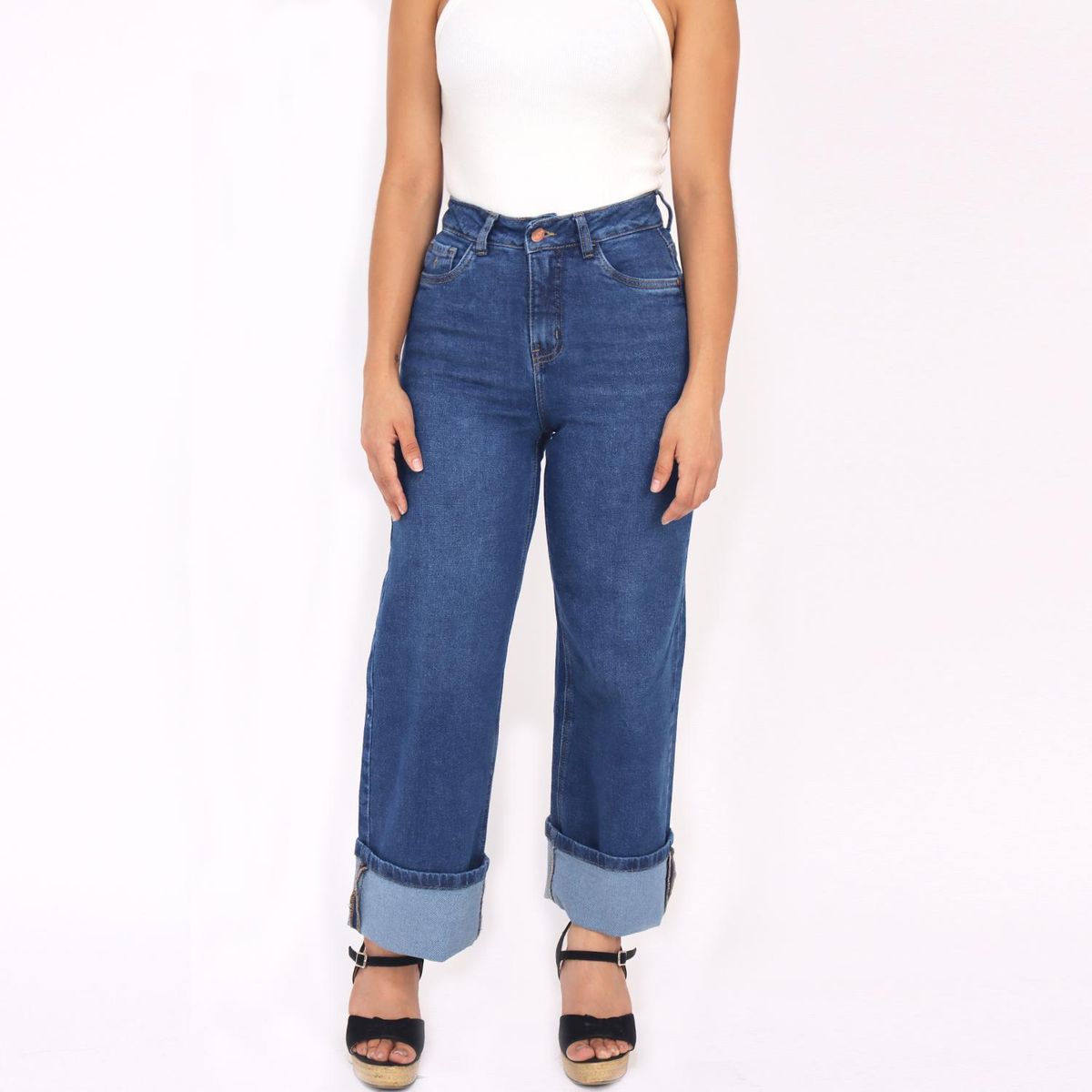 KAYRA POBLET - Jean Straight Algodón Mujer Kayra Poblet