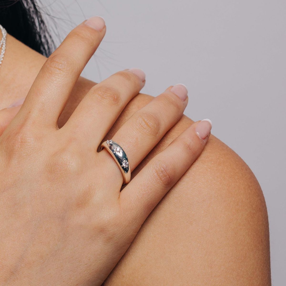 MAISHA - Anillo Cosmic De Plata 925