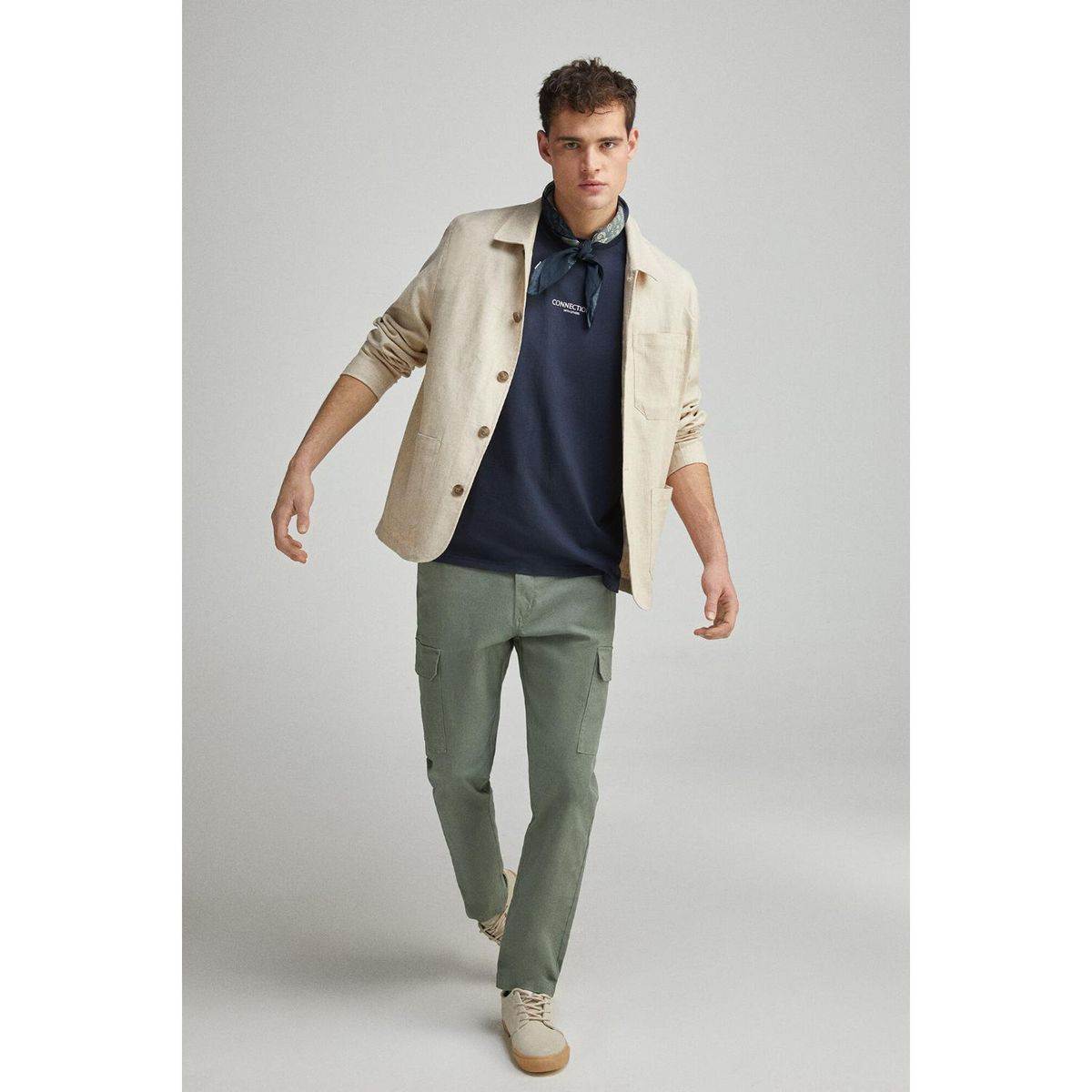 SPRINGFIELD - Polo 100% Algodón Manga Corta Casual Springfield