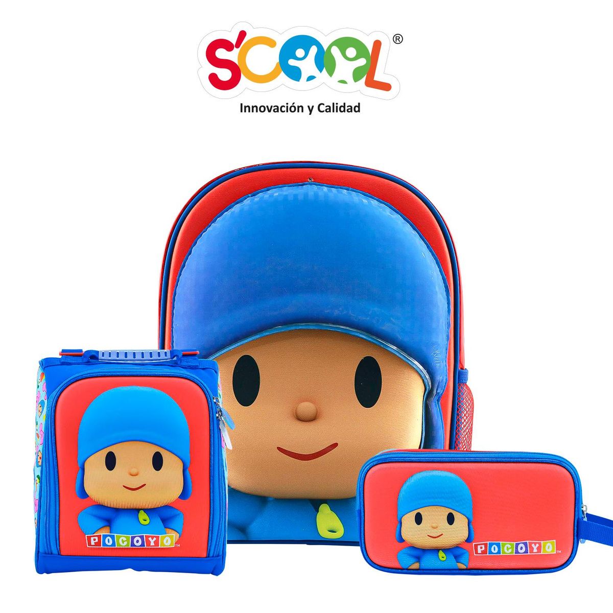 SCOOL - Set Mochila Con Luces Y Sonido Magic Pocoyo