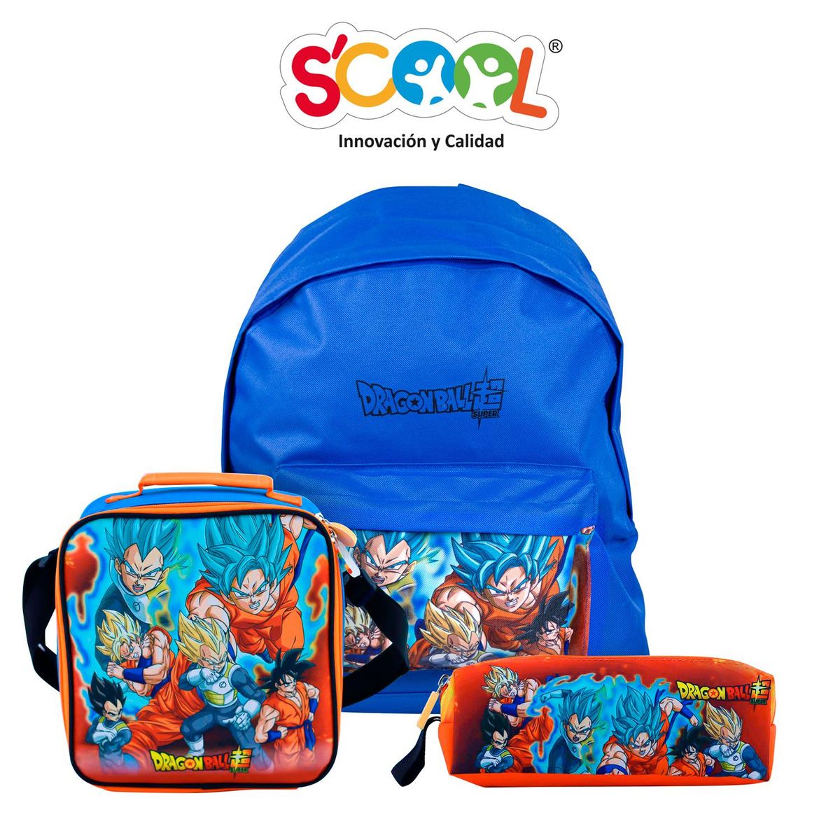 SCOOL - Set Mochila Económica Oficio Kombat Dragon Ball