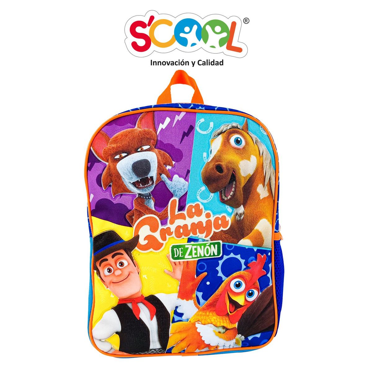 SCOOL - Set Mochila A4 1 Bolsillo Kombat La Granja De Zenon