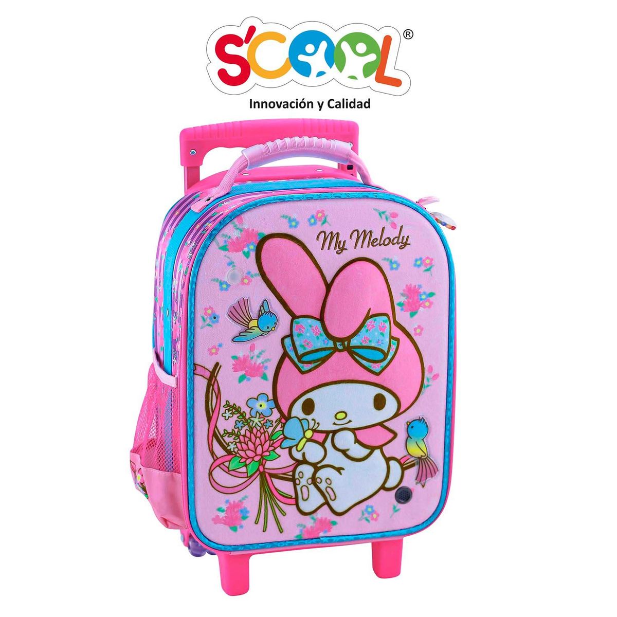 SCOOL - Set Maleta Mediana A4 Con Luces Y Sonido 3d Magic Premium My Melody