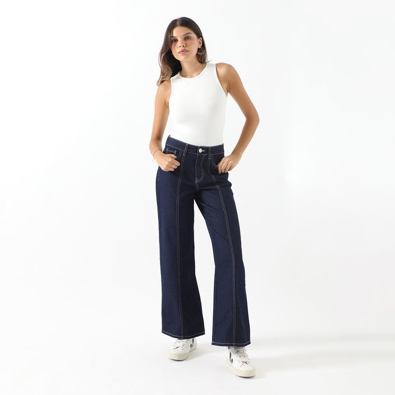 SYBILLA - Jean Straight Algodón Mujer Sybilla