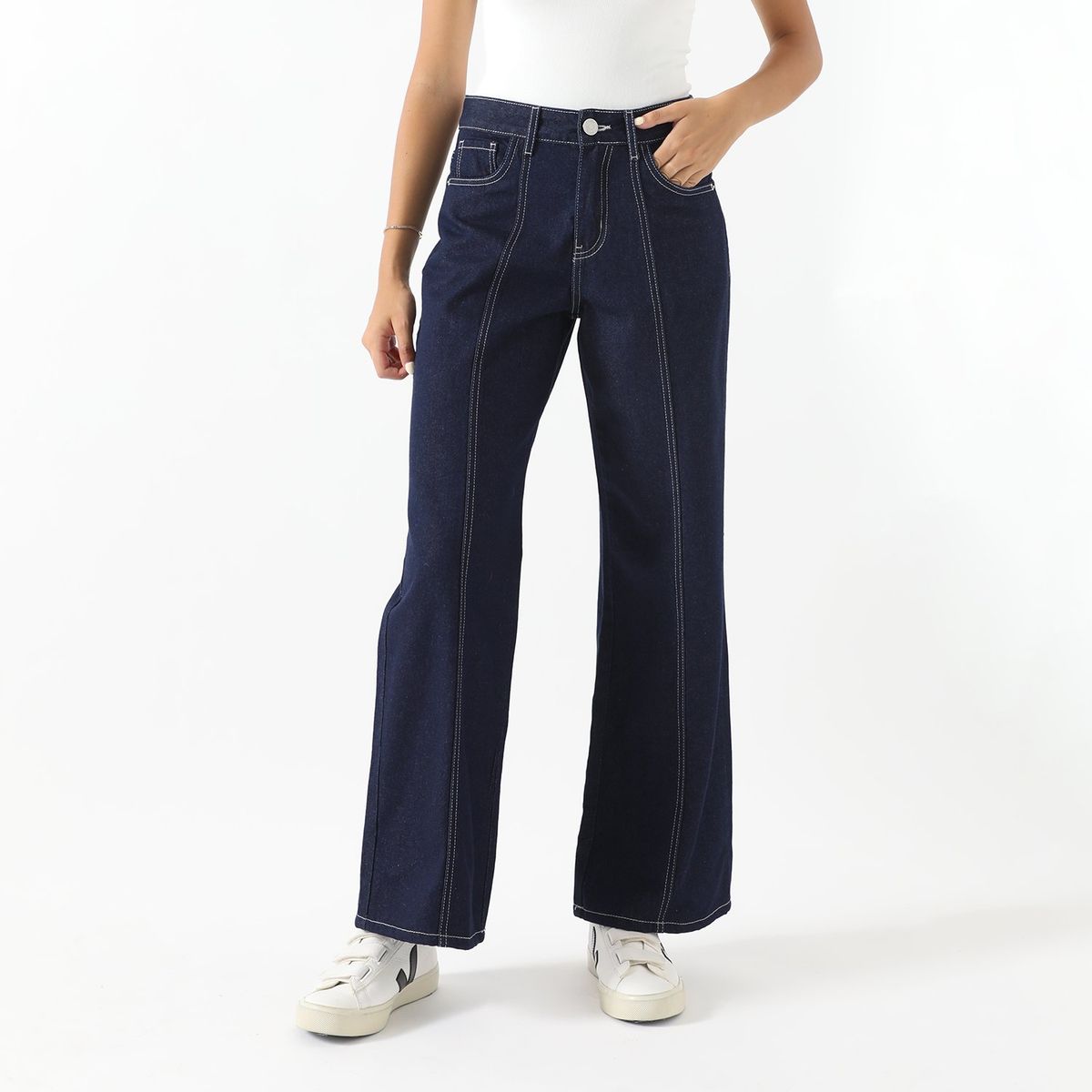 SYBILLA - Jean Straight Algodón Mujer Sybilla