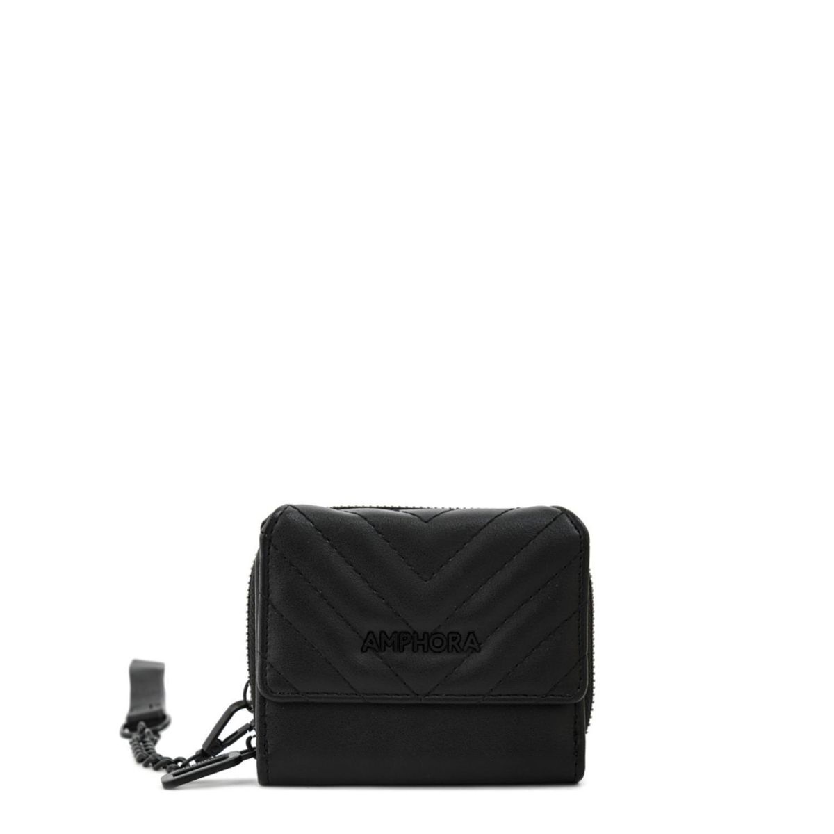 AMPHORA - Billetera Amphora Muller Negro