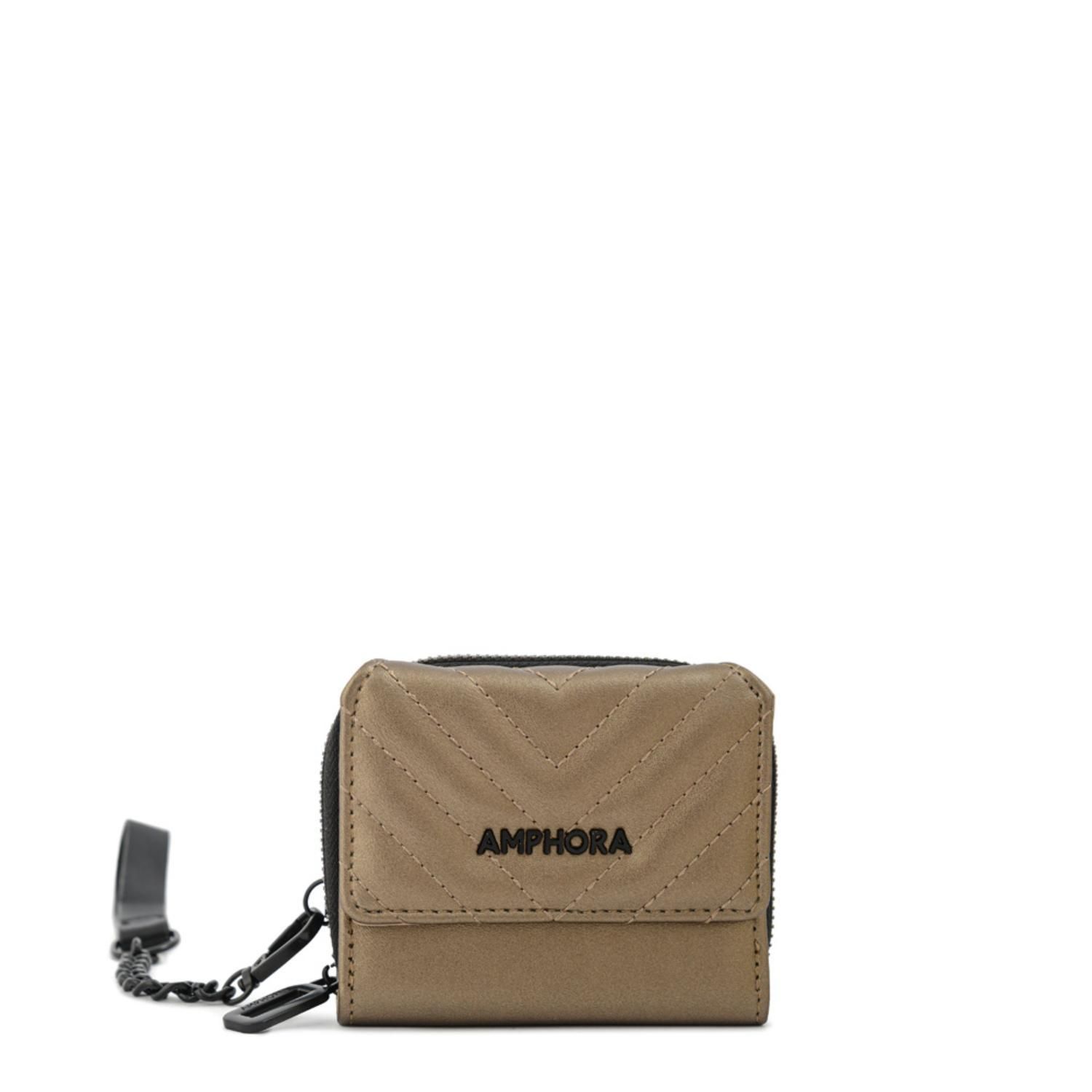 Billetera Amphora Muller Plateado AMPHORA